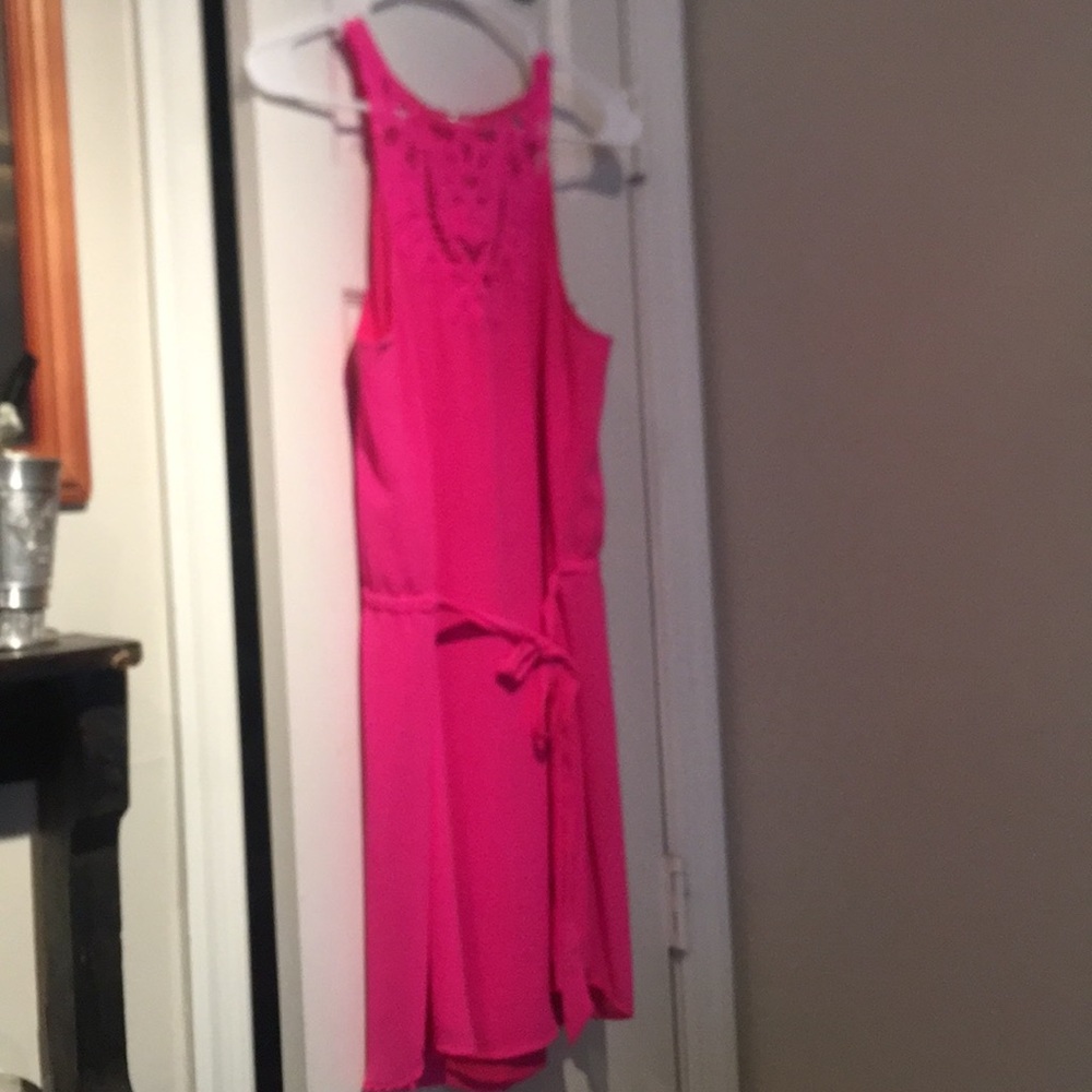 Hot pink summer dress
